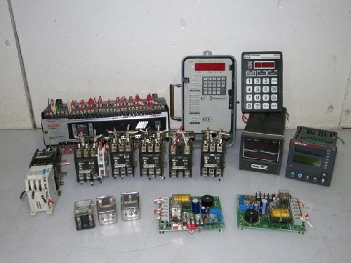 16 cutler-hammer/watlow electrical lot, plc, temperature controllers for sale