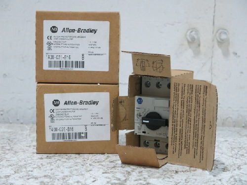 3 ALLEN BRADLEY 140M-C2E-B16 MOTOR PROTECTOR/CIRCUIT BREAKERS