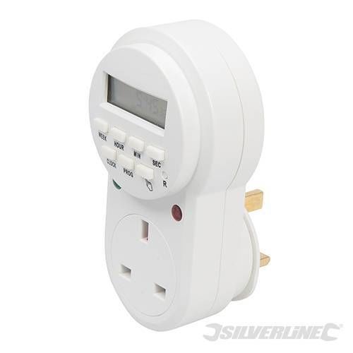 Plug In Digital Timer 1 min to 7-day for home security &amp; energy saving 262755