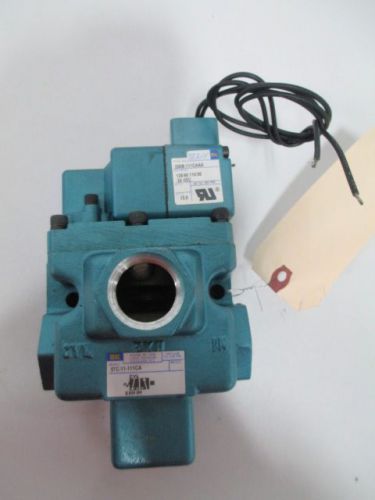 New mac 57c-11-111ca 15.0watts 120v-ac 1in 1/2in npt solenoid valve d257017 for sale