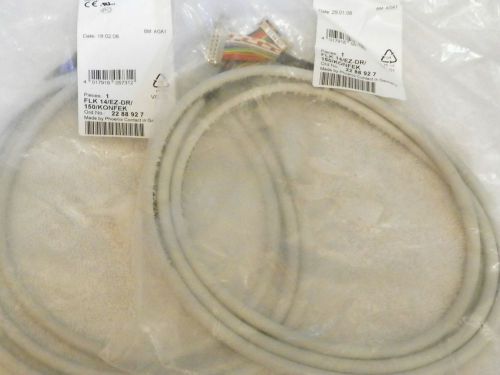 2 NEW Phoenix Contact 2288927 Cable  FLK 14/EZ-DR/150/KONFEX