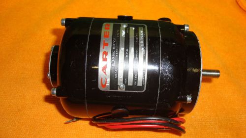 Carter Classic Motor #ECPA4099B, 24 VDC, 1/99 HP, 4000 RPM, 9 A, Continous Duty