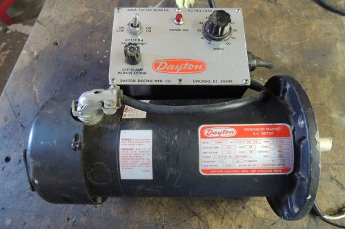 Variable Speed 3/4HP 90vdc motor Dayton P/N  2Z846B