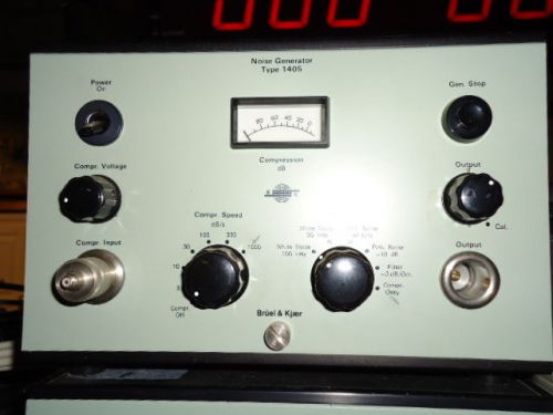 BRUEL KJAER 1405 NOISE GENERATOR for ACCELEROMETER CALIBRATION VIBRATION