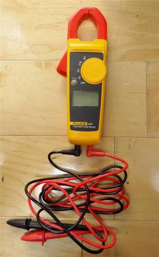 Fluke 323 true rms clamp meter w leads - mint for sale