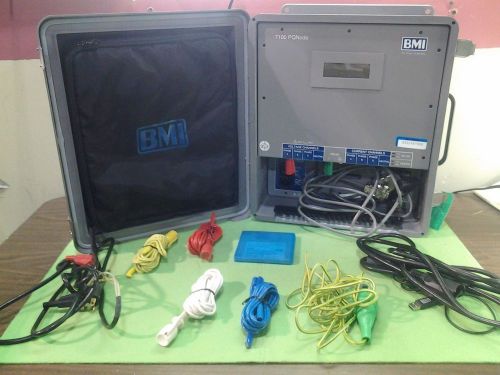 Dranetz bmi 7100 pqnode 8 channel power analyzer power evaluation system w/ case for sale