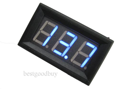 0.56&#034; 3 wire dc 3.5-30v/0-200v dual channel blue led digital voltmeter tester for sale