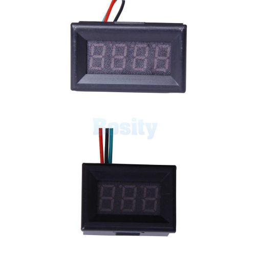 2x 0.36&#034; led 3 &amp; 4 digit digital voltmeter power dc 7-30v for car motor auto for sale