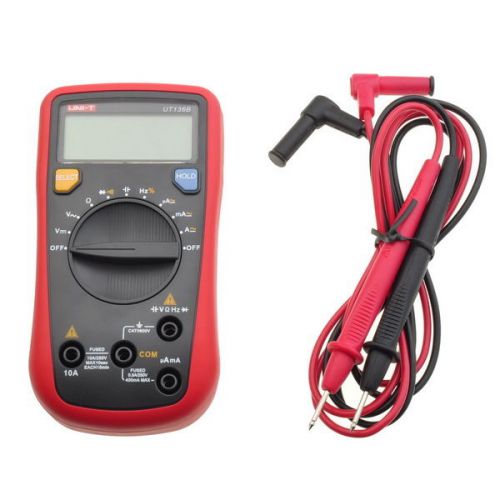 UNI-T UT136B Auto Range Digital Multimeter AC DC Frequency Resistance Tester