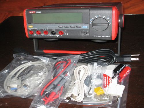 Digital True RMS Bench Multimeter USB RS232 K Type Thermocouple 100KHz UT803