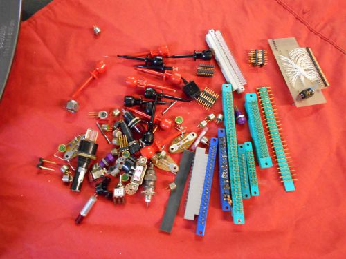 lot of card connectors EZ minihooks &amp; more Garry Elco AMphenol Kennedy Viking