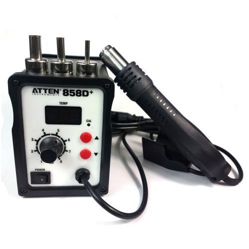 ATTEN AT858D+ SMD Hot Gun Air Rework Station Solder  220V ESD