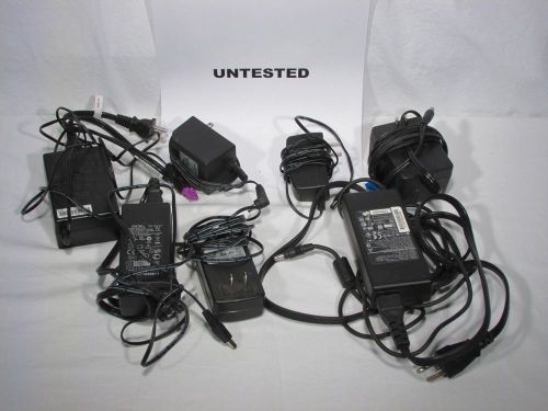 MIXED Lot of 7 Power Supply AC ADAPTERS Adaptors HP Invent COMPAQ + 9V 12V 18.5V