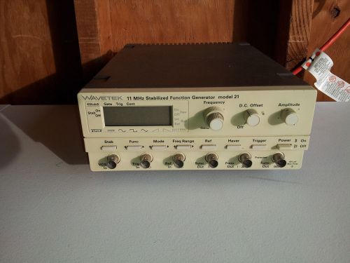 Wavetek 11 Mhz Model 21 Function Generator