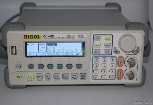 Rigol dg1022u dg1022a arbitrary waveform function generator 25mhz harmonic sine for sale