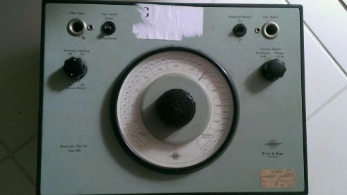 Bruel &amp; Kjaer B&amp;K MODEL 1612 BANDPASS FILTER SET