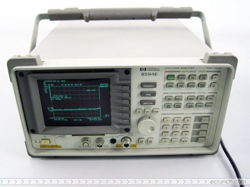 HP AGILENT 8594E RF SPECTRUM ANALYZER 2.9GHZ WITH OPTIONS 004 041 101 105