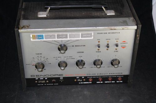 VINTAGE SENCORE CA122B COLOR CIRCUIT ANALYZER TV TESTED WORKS