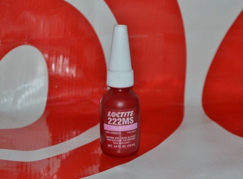 *new* loctite 222ms low strength thread locker 10ml bottle   22221 model 222 for sale