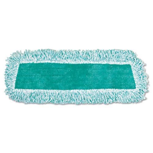 Rubbermaid q408gre standard microfiber dust mop with fringe, cut-end, 18 x 5, for sale