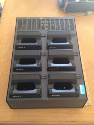 Used ericsson 2-way radio battery charger 6 gang for sale