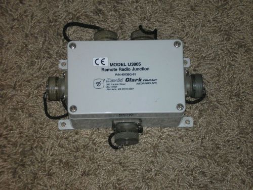 David Clark Model U3805 Radio Junction Module P/N 40135G-01