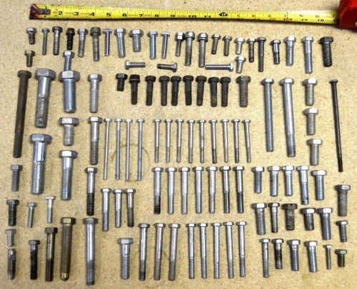 Lot of 110 Assorted Bolts Junk Drawer/Rat Rod/Construction/Home Improvement