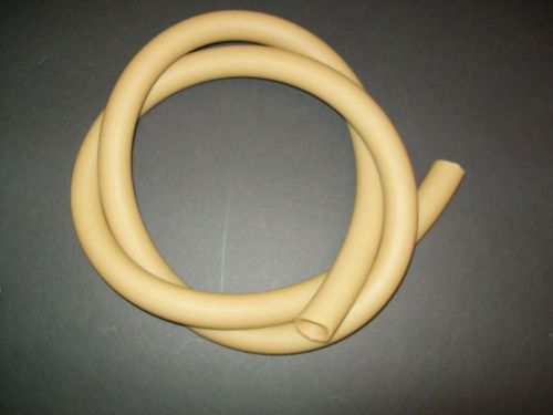 37 Continuous  Feet 1/4&#034; I.D x 1/8&#034;wall x 1/2&#034; O.D Latex Rubber Tubing Amber Hea