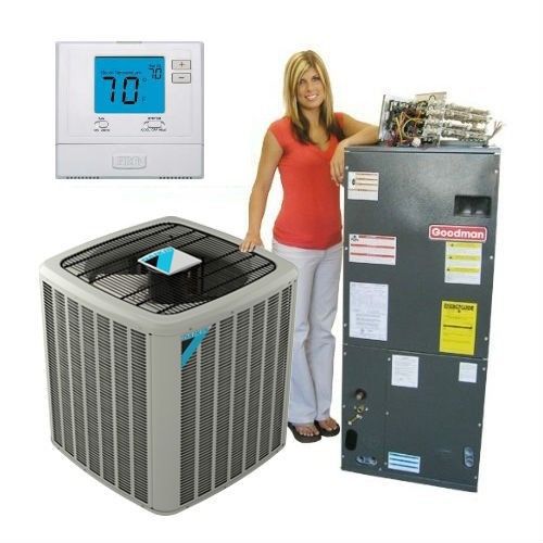 Daikin goodman commercial ac split system 3 ton 208-230v 3 phase w/ air handler for sale