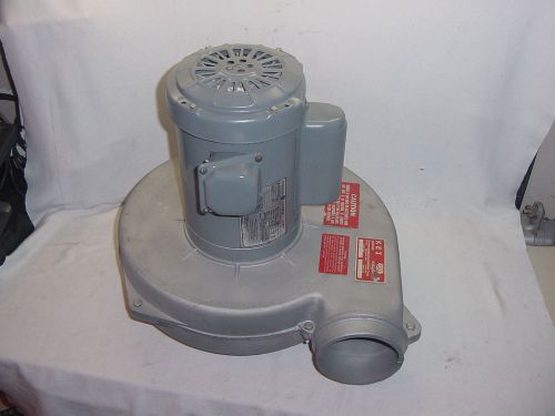 KOEHLER FE-10 Centrifugal Blower &amp; GE Single Phase 1 HP 3450 RPM MOTOR 115-230v