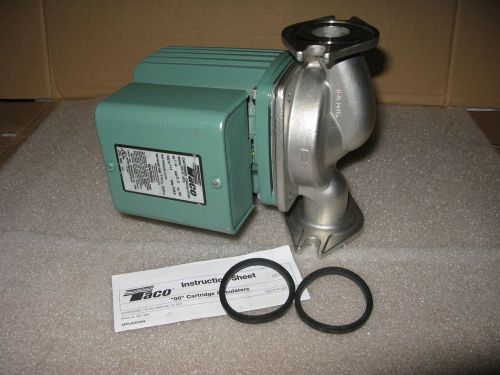 NEW TACO 0013-SF3 STAINLESS STEEL  CARTRIDGE CIRCULATOR PUMP