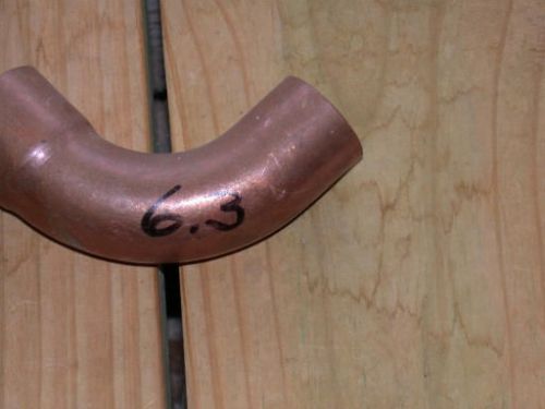 Copper HVAC 45 elbow 1 3/4&#034; to 1 3/4&#034; diameter Refrigeration MRO 5.4 ozs. ACR