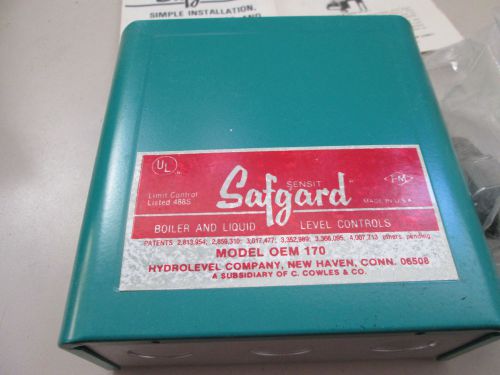 SENSIT SAFGARD BOILER AND LIQUID LEVEL CONTROLS MOD. OEM 170