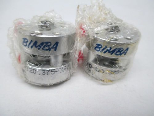 LOT 2 NEW BIMBA F0-020.375-3RV FLAT-1 CYLINDER 3/8IN STROKE 9/16IN BORE D287988