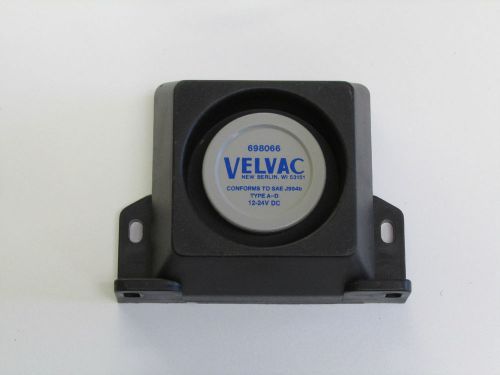 NEW Velvac Back Up Alarm 698066 SAE J994b 12-24v DC