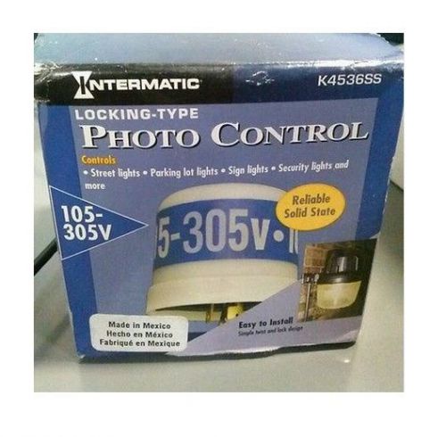 Intermatic k4536ss photocontrol,locking,105 to 305vac for sale