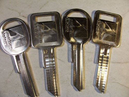 4  org  amc  american motoes  nos  briggs &amp; stratton  key blank  uncut locksmith for sale