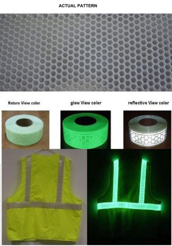 One - 5 cm x 44 cm Glow in the Dark and Reflective Tape Strip (1HT1-N14-1)