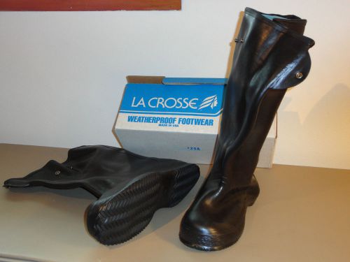 Lacrosse heavy duty  waterproof footwear 16 &#034; high sz 10 for sale