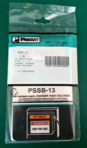 New panduit saftey sign books pssb-13 for sale