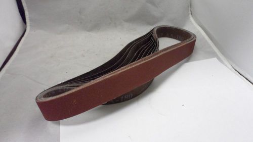 11 New Deer Sanding Belts 1&#034; Wide 180 Grit