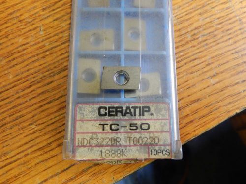 Ceratip NDC 322 DR T00220 TC-50 Ceramic Insert