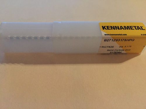 Kennametal 3128364 - B271Z03175HPG KC7425 SOLID CARBIDE DRILL