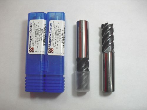 3/4 niagara carbide endmill 5f se altin 1-5/8 x 4 for sale