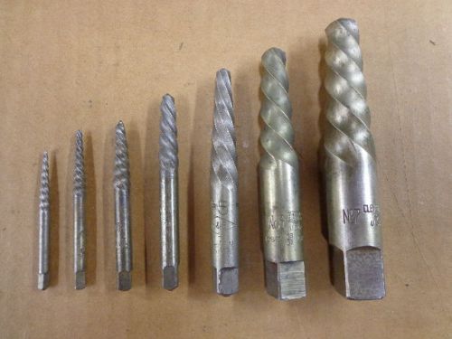 Machinist  Tools 7pc EZ-OUT Screw Extractor Set, Mechanic,  Home shop, Garage