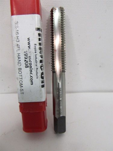 Imancon 199208, sti, 3/8&#034;-16, h3, bottoming screw thread insert hand tap for sale