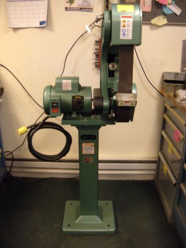 Burr king 760 belt sander/grinder excellent condition w/ base 115/230 single ph. for sale