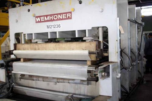 Wemhoner KTV-1E Heated Throughfeed Press