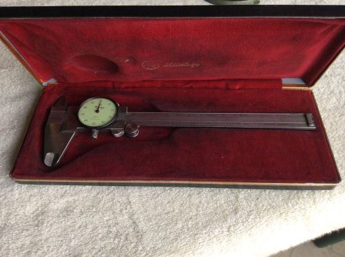 Mitutoyo No. 505-637  6&#034; Dial Caliper 0-6&#034; .001