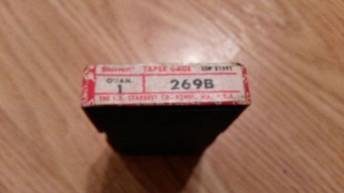 VINTAGE STARRETT TAPER GAGE  269B   .500 to 1.000